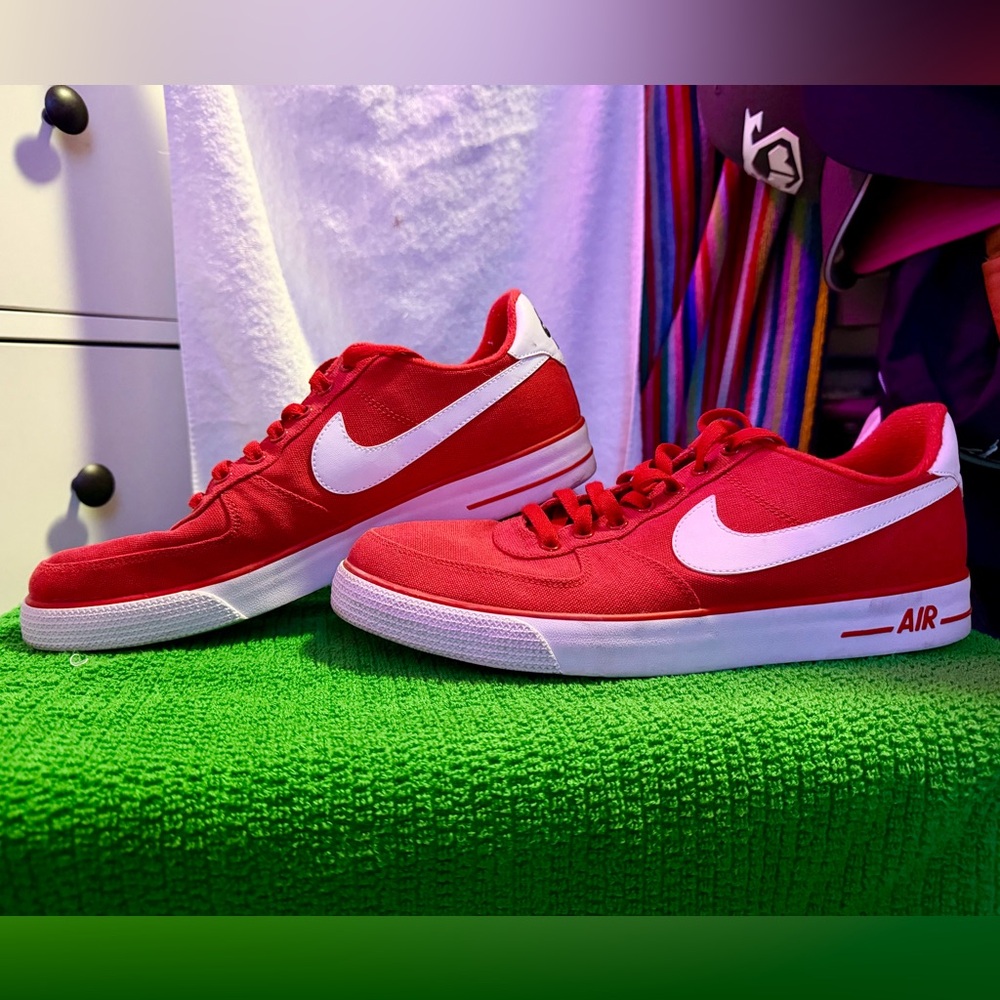 Nike Air Force 1 AC University Red White Men’s Size 10.5 Sneakers